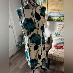 Dressbarn Floral Dress, Plus Size 22, Palm Beach Cruise Vibe